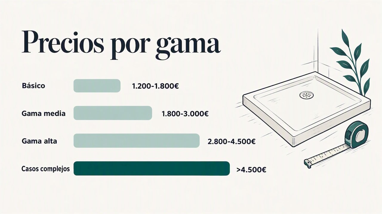 Precios orientativos y qué incluye cada presupuesto — diagrama general